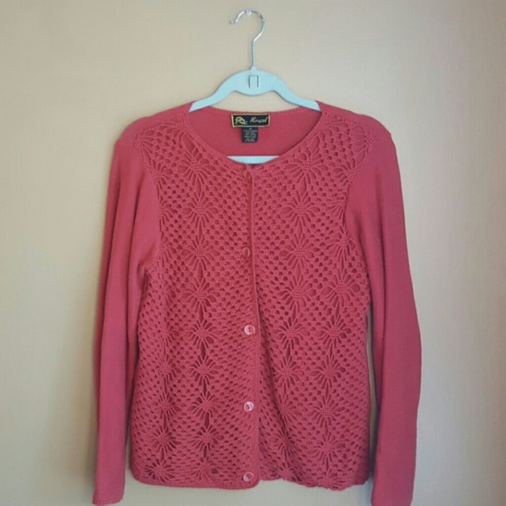 Mirasol Crochet Vintage Inspired Retro Cardigan